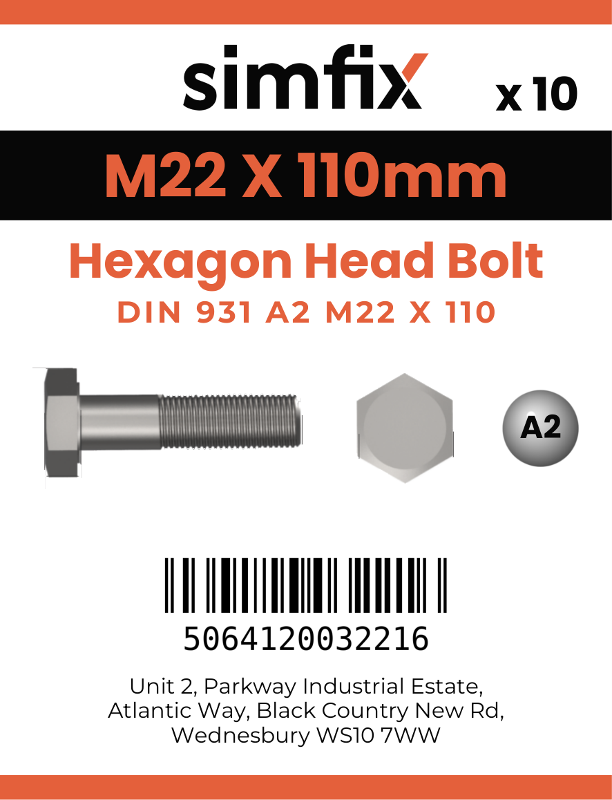 Simfix product label - 931A22211070-T