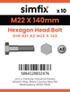 Simfix product label - 931A22214070-T