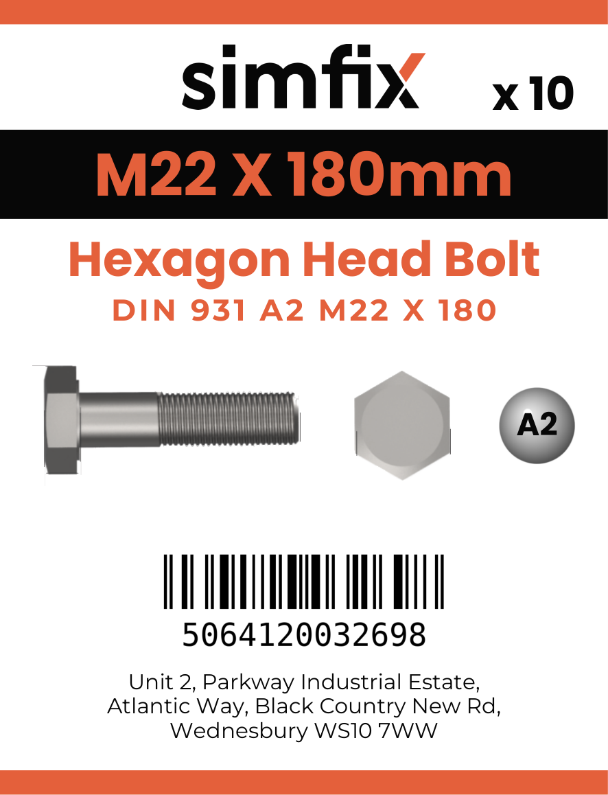 Simfix product label - 931A22218070-T