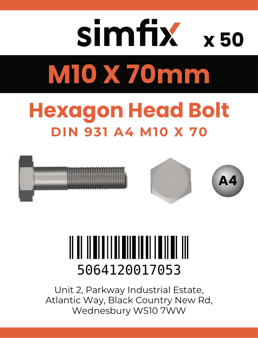 Simfix product label - 931A41007080-T