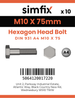 Simfix product label - 931A41007580-D