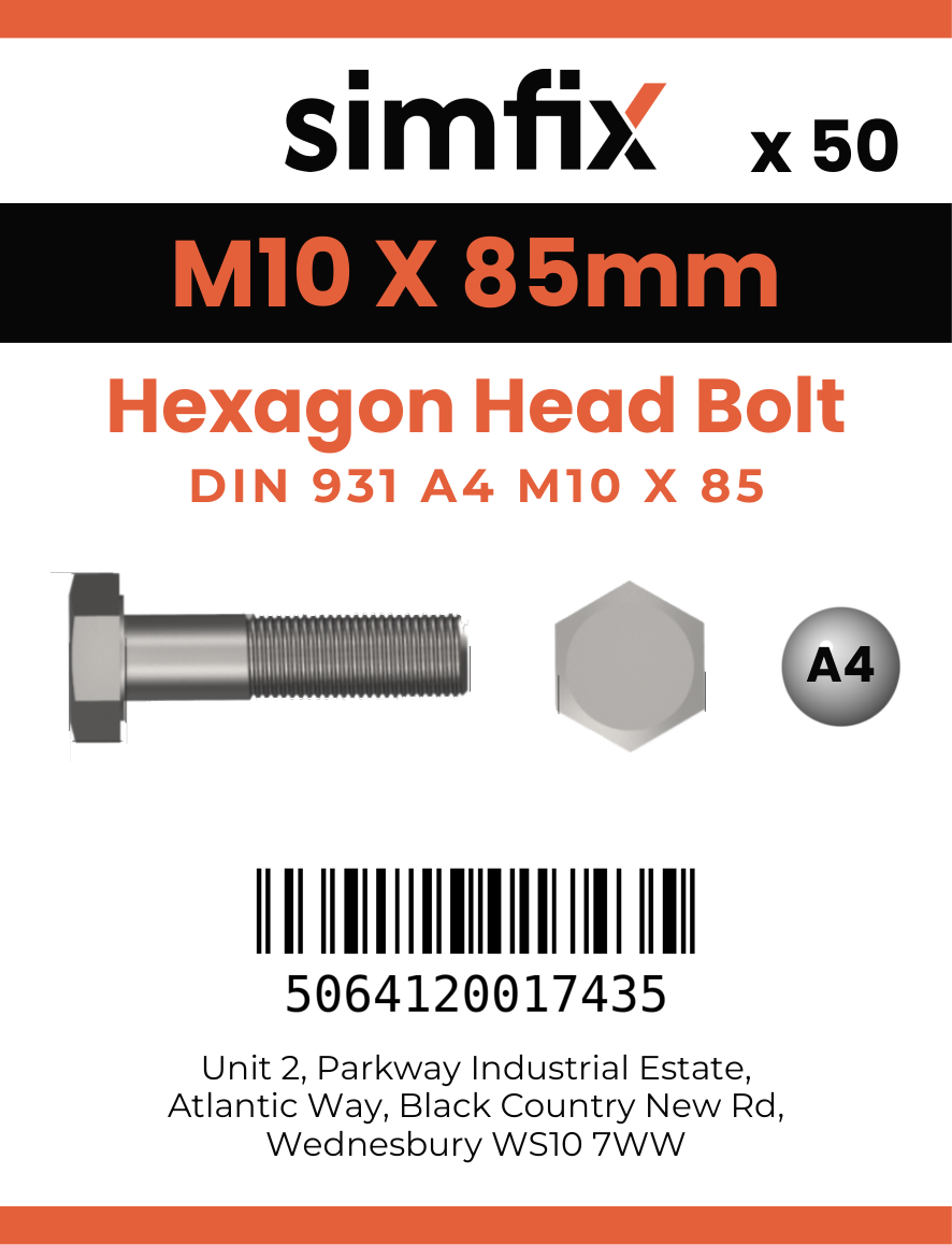 Simfix product label - 931A41008570-T