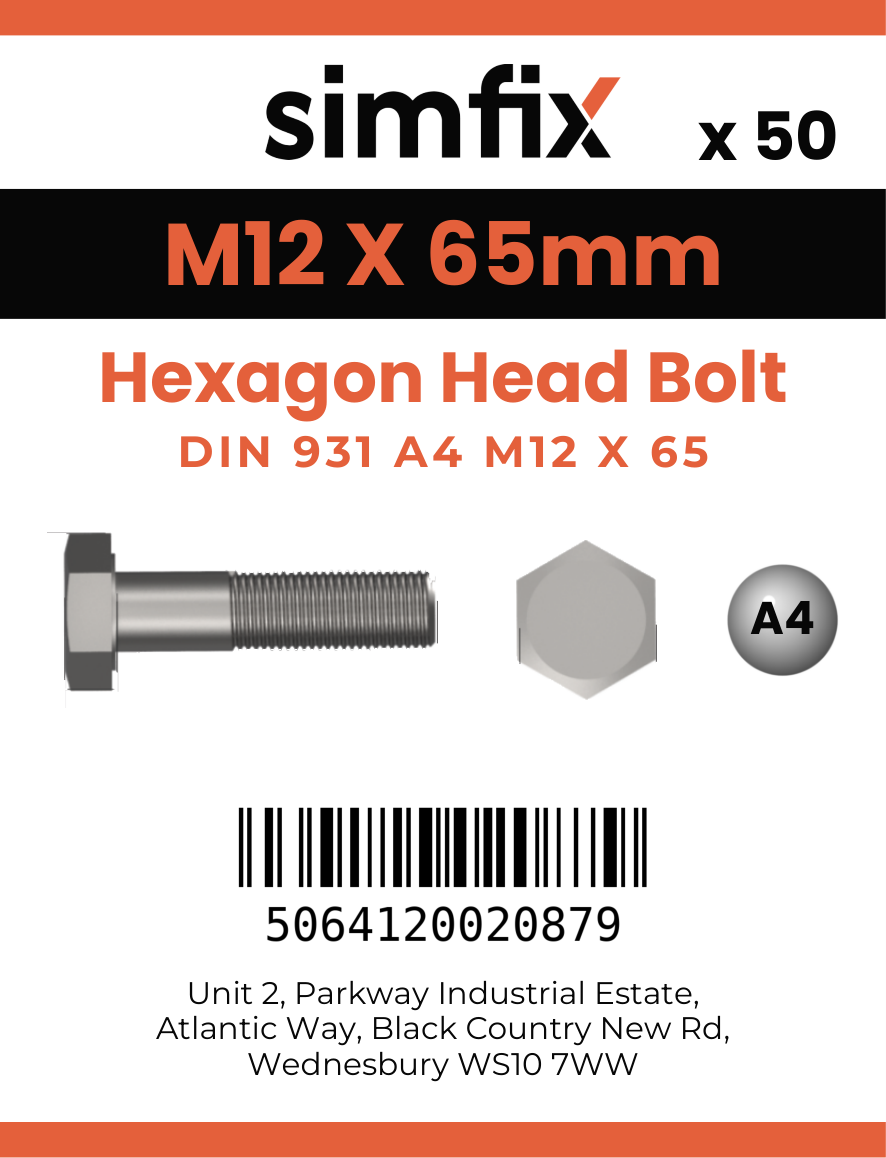 Simfix product label - 931A41206570-T