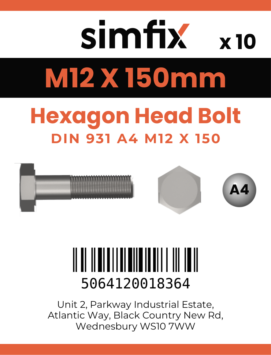 Simfix product label - 931A41215080-D
