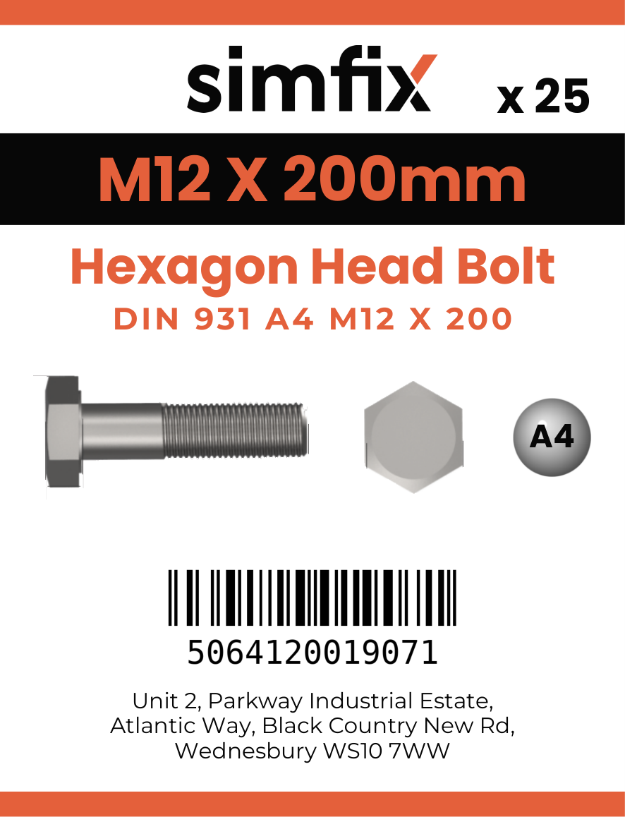 Simfix product label - 931A41220080-T