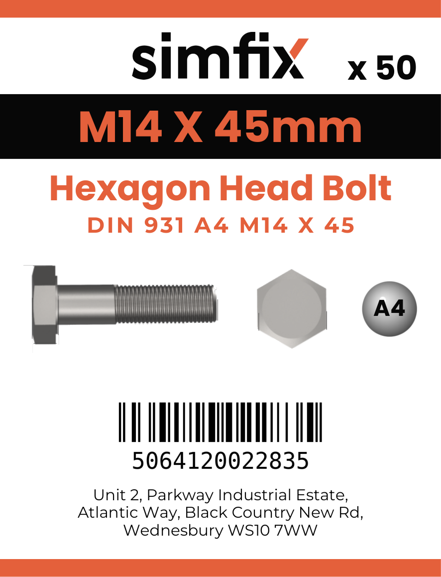 Simfix product label - 931A41404570-T