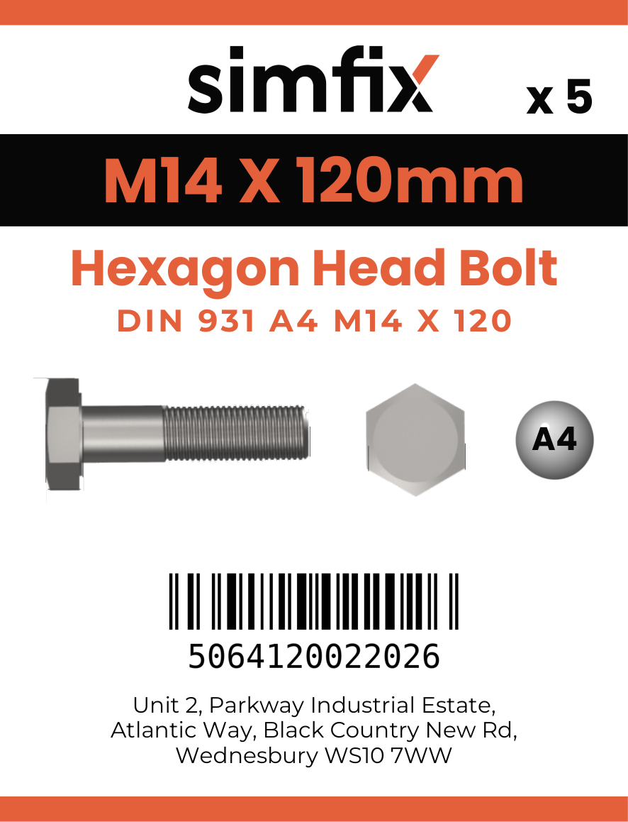 Simfix product label - 931A41412070-D
