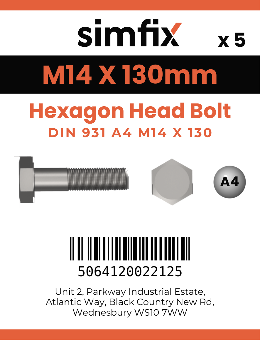 Simfix product label - 931A41413070-D