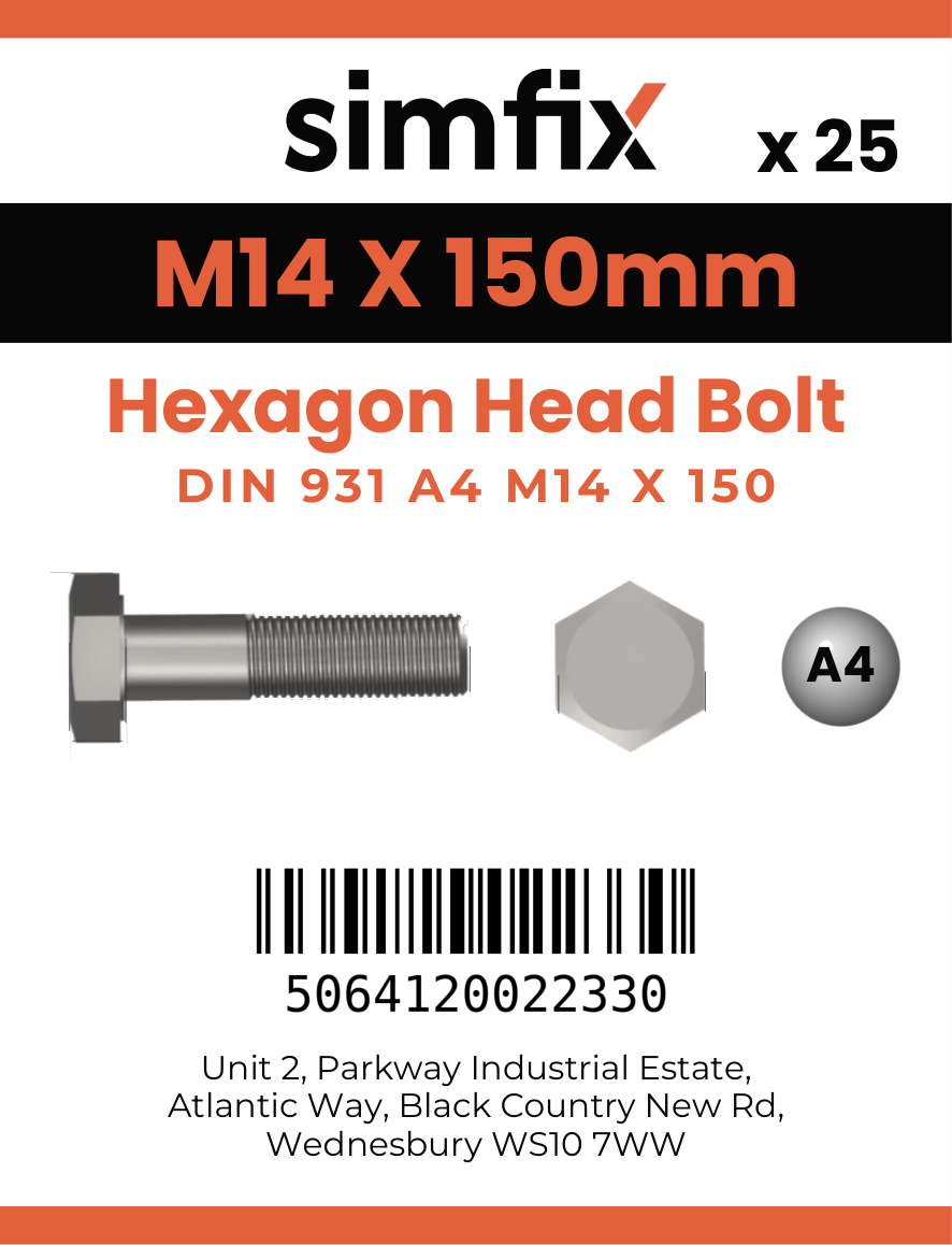 Simfix product label - 931A41415070-T