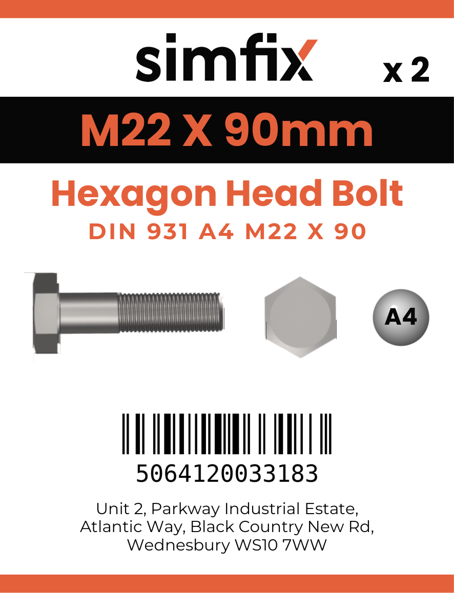 Simfix product label - 931A42209070-D