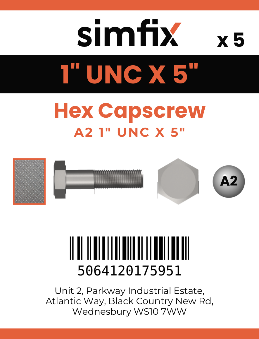 Simfix product label - 931UA2100127-T
