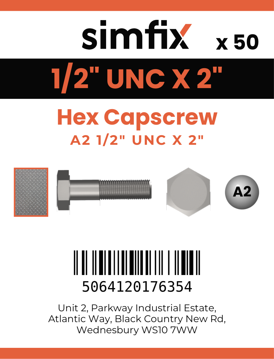 Simfix product label - 931UA212051-T