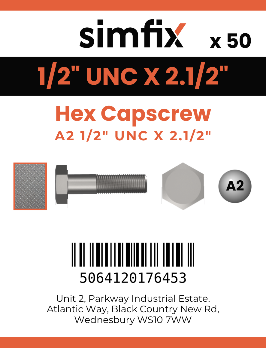 Simfix product label - 931UA212064-T