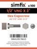 Simfix product label - 931UA212076-T