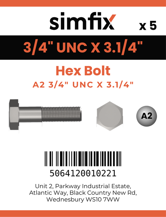 Simfix product label - 931UA234083-D