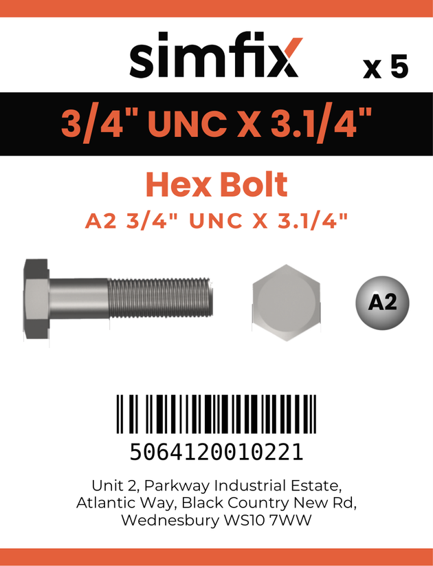 Simfix product label - 931UA234083-D