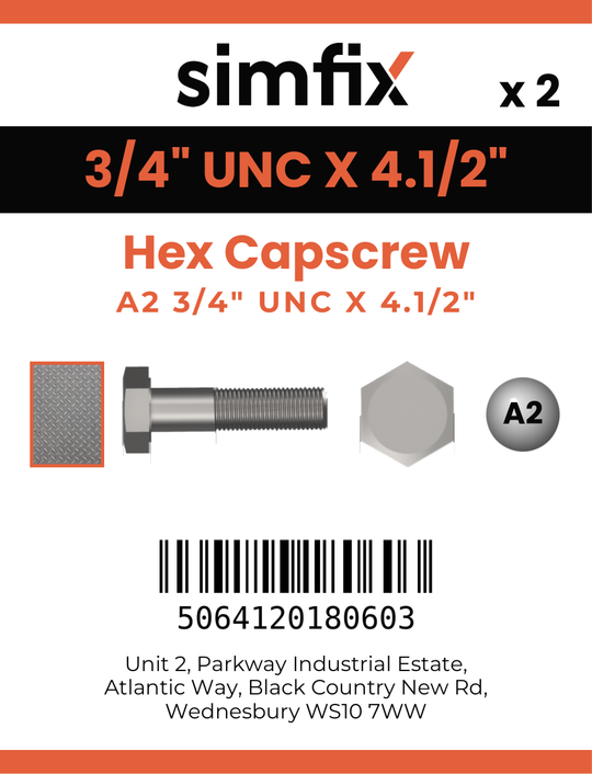 Simfix product label - 931UA234114-D