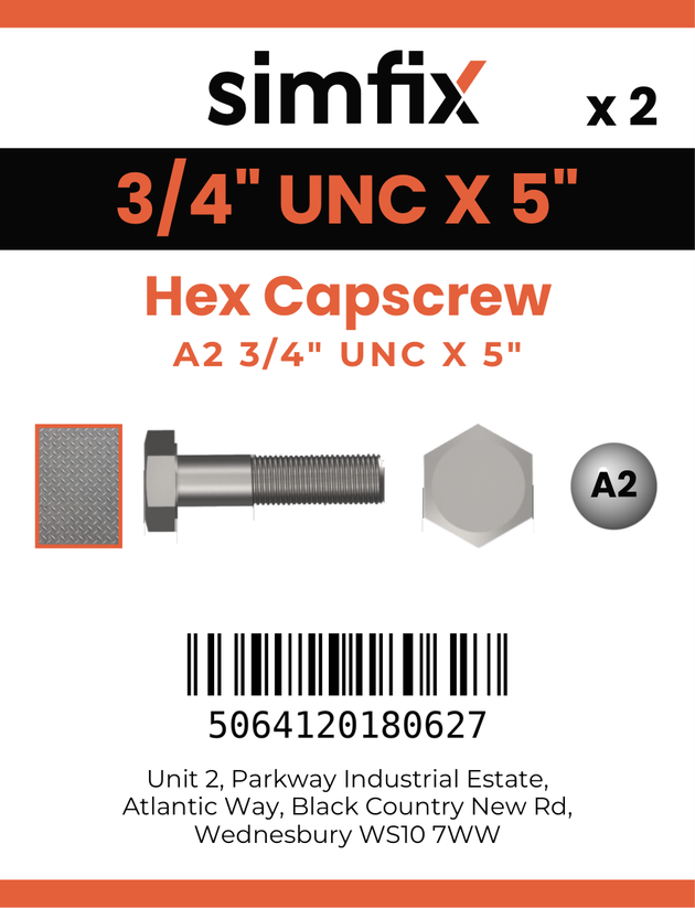 Simfix product label - 931UA234127-D