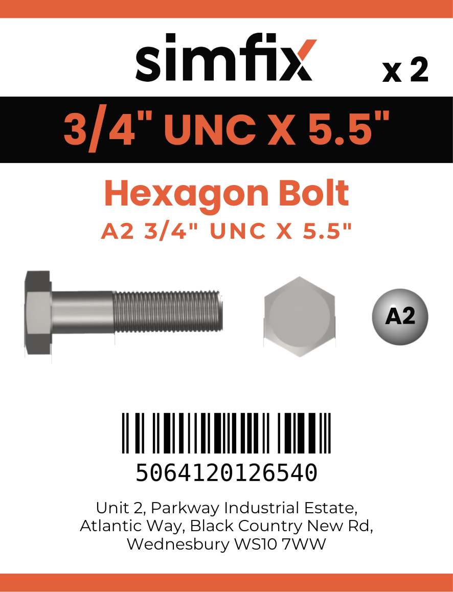 Simfix product label - 931UA234135-D
