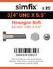 Simfix product label - 931UA234135-T