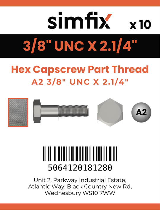 Simfix product label - 931UA238057-D