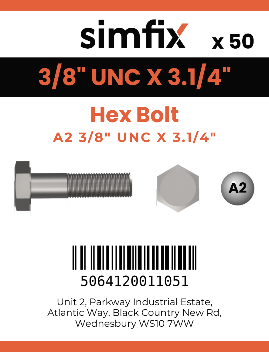 Simfix product label - 931UA238083-T