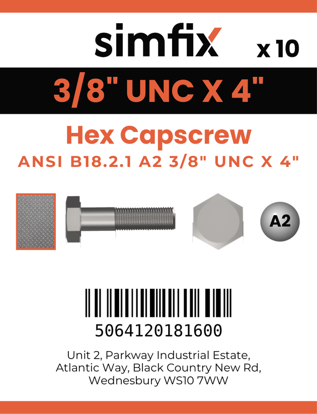 Simfix product label - 931UA238102-D