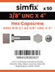 Simfix product label - 931UA238102-T