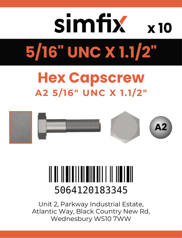 Simfix product label - 931UA2516038-D