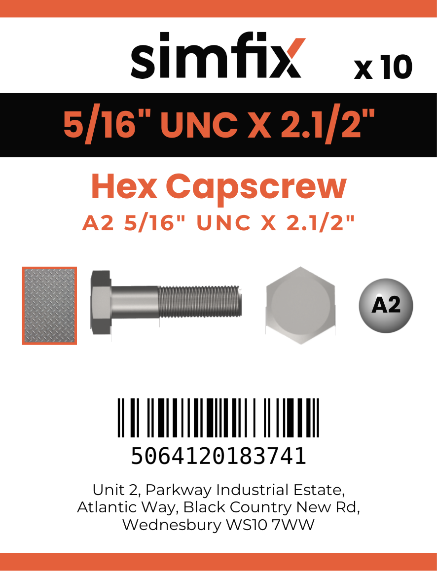 Simfix product label - 931UA2516064-D