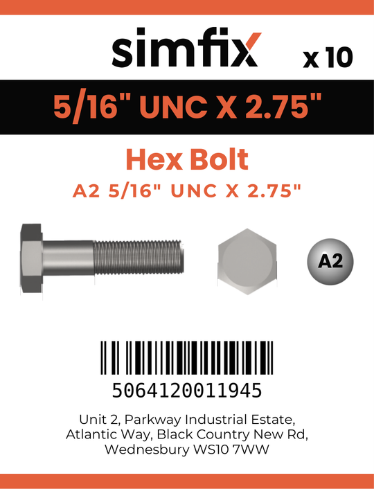 Simfix product label - 931UA2516070-D