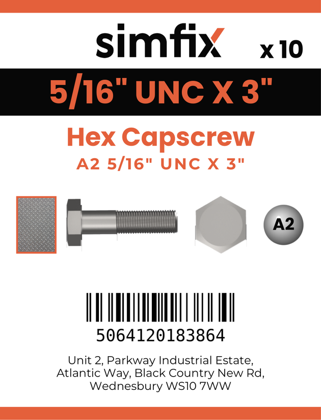 Simfix product label - 931UA2516076-D