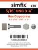 Simfix product label - 931UA2516102-D
