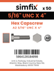 Simfix product label - 931UA2516102-T