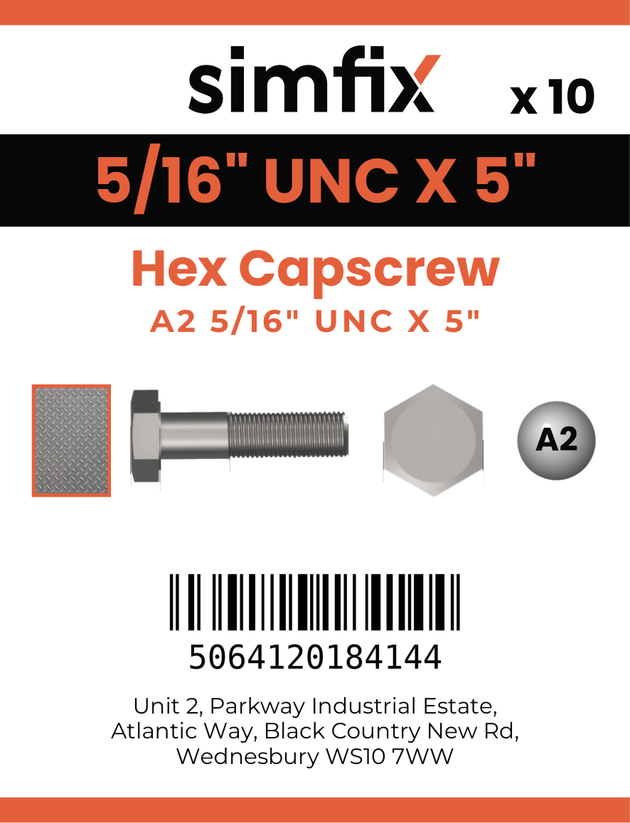 Simfix product label - 931UA2516127-D