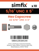 Simfix product label - 931UA2516127-D