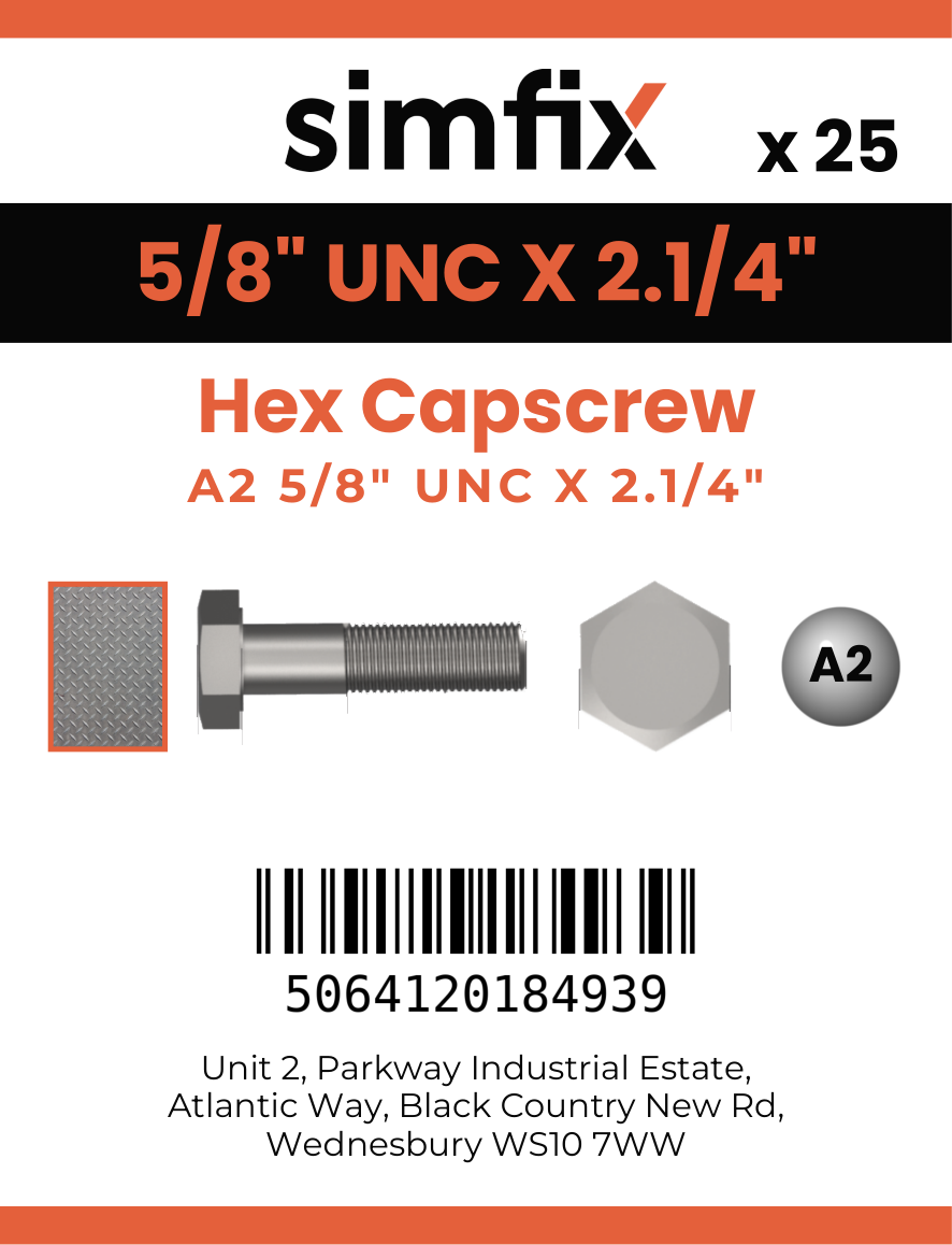 Simfix product label - 931UA258057-T