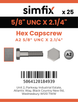 Simfix product label - 931UA258057-T