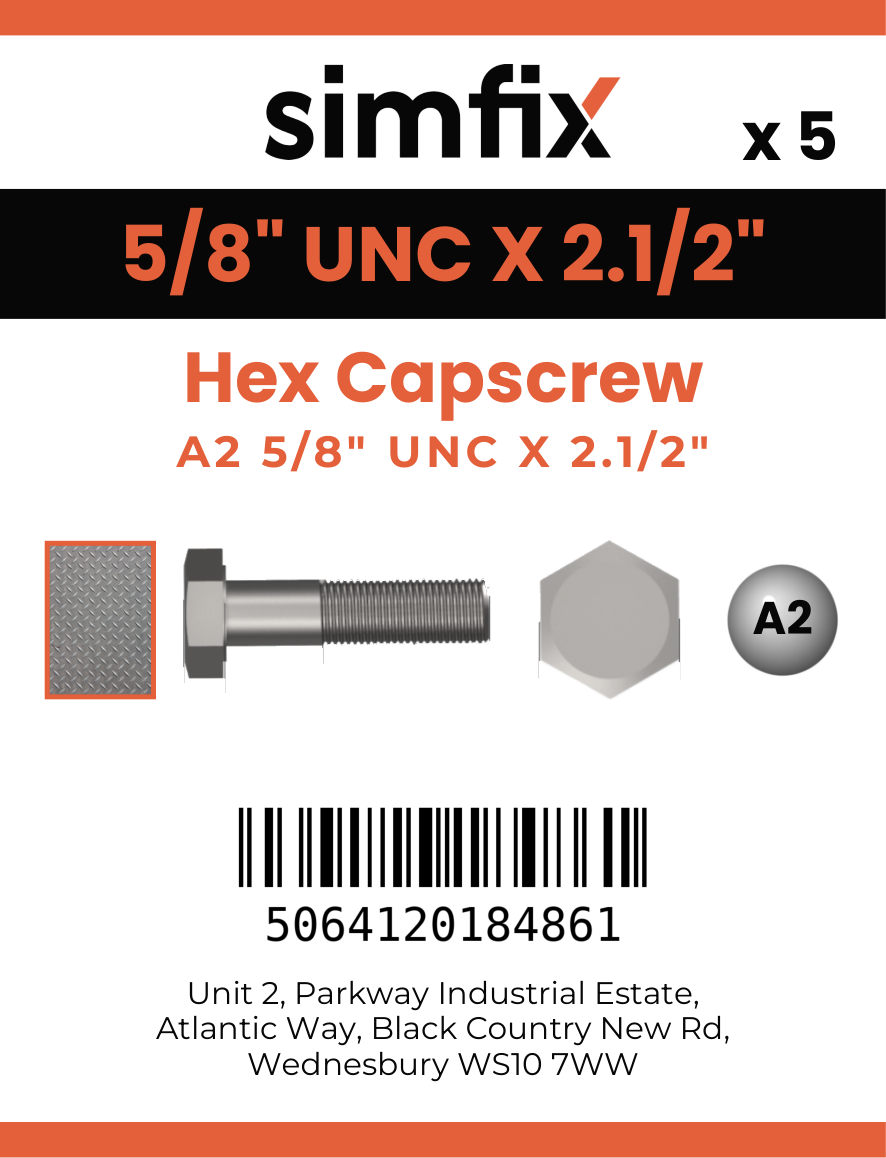 Simfix product label - 931UA258064-D