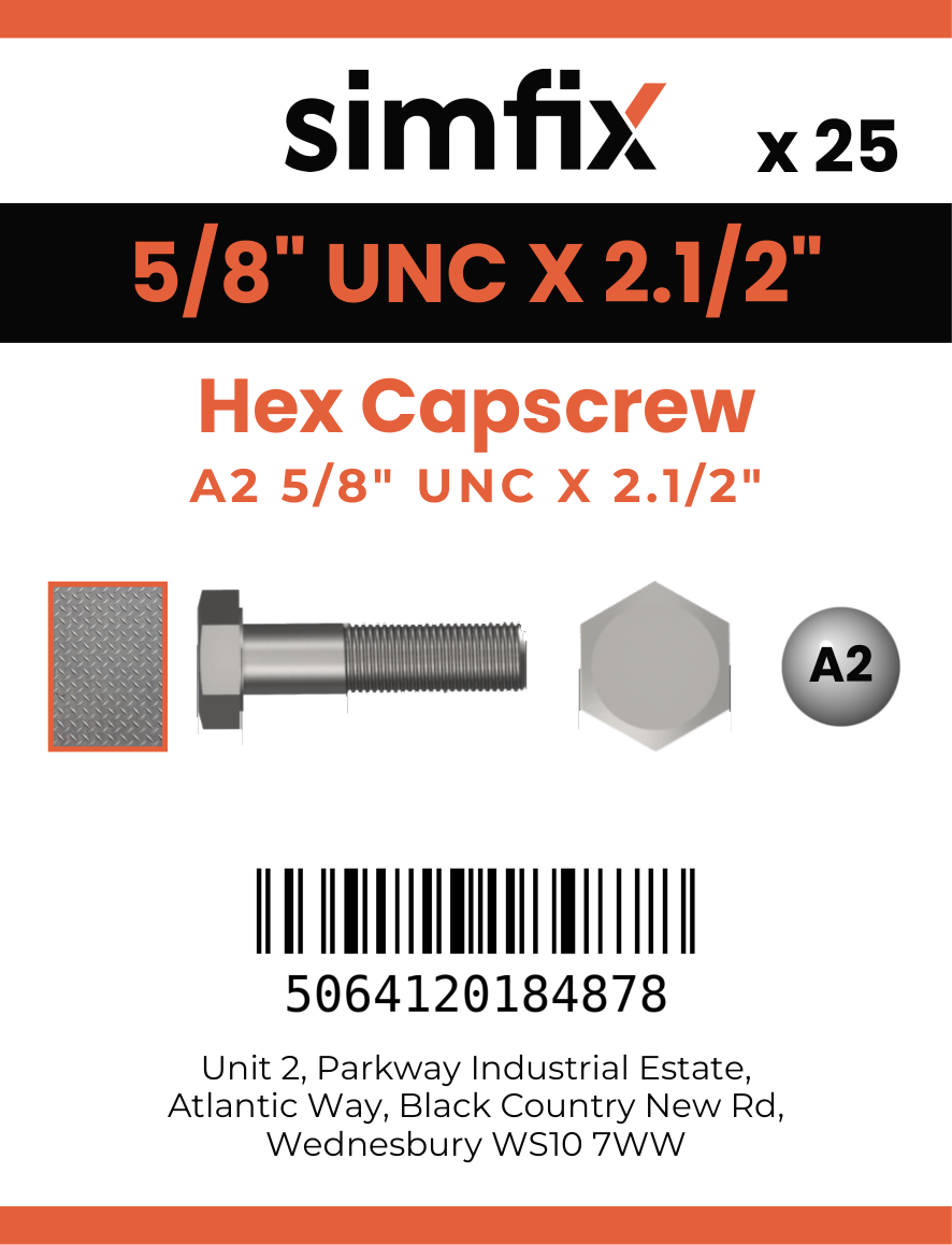 Simfix product label - 931UA258064-T