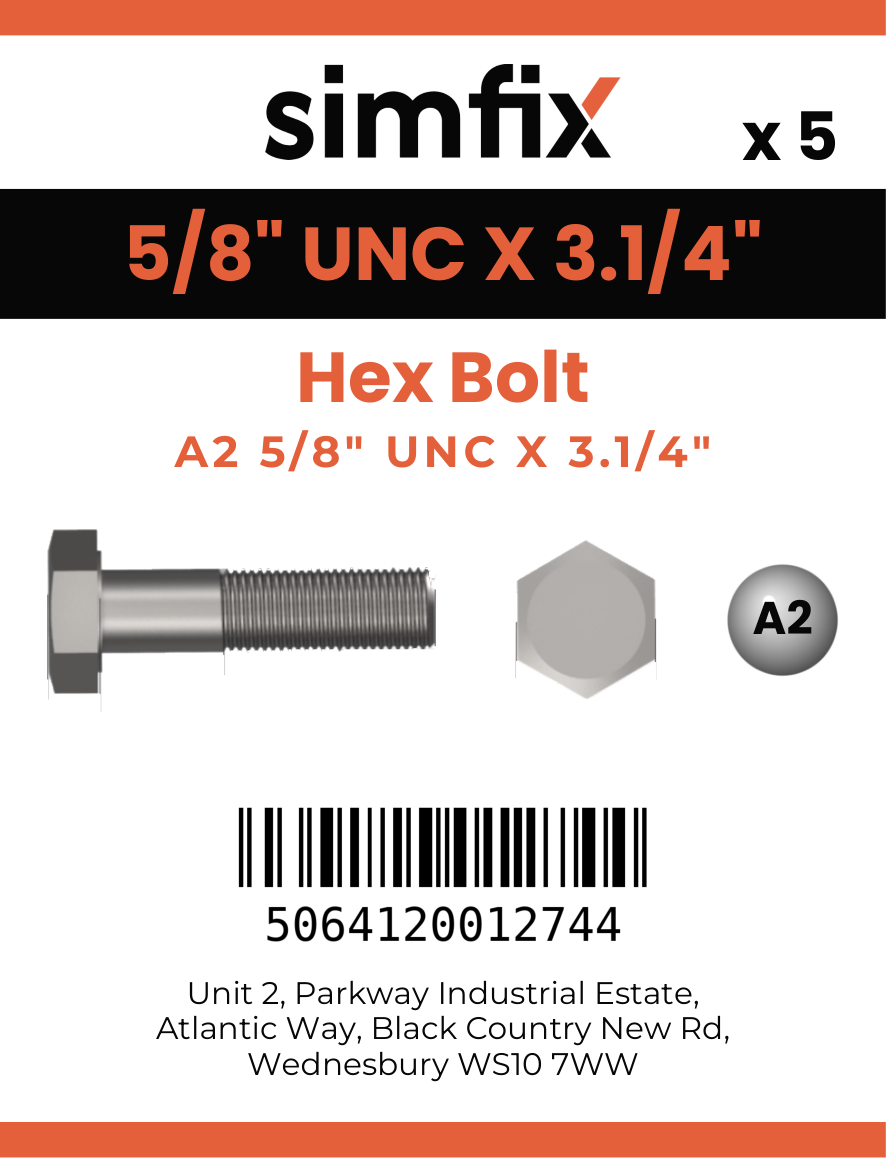 Simfix product label - 931UA258083-D