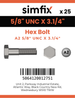 Simfix product label - 931UA258083-T