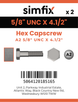 Simfix product label - 931UA258114-D