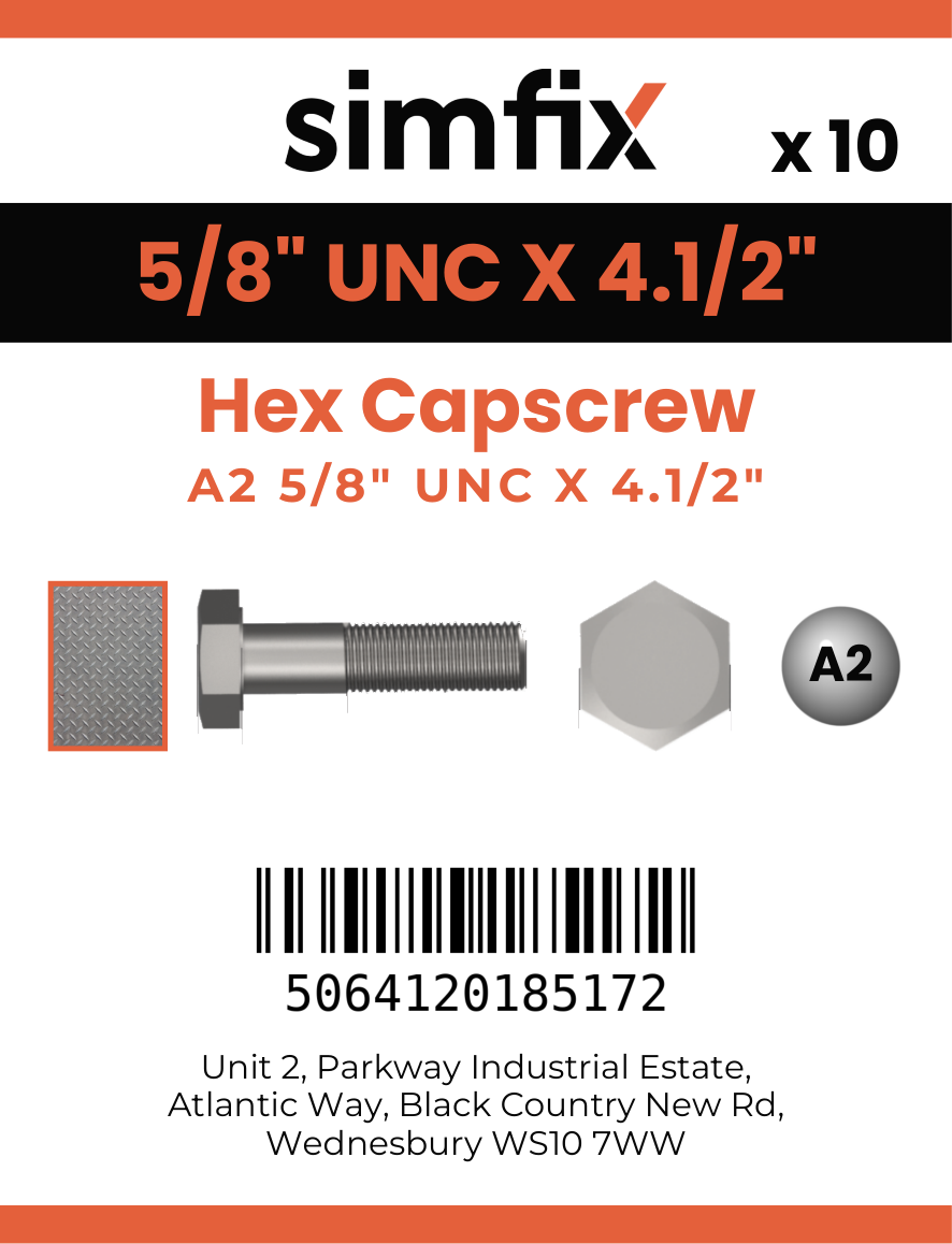 Simfix product label - 931UA258114-T