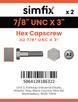 Simfix product label - 931UA278076-D