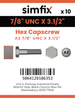 Simfix product label - 931UA278089-T