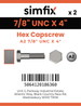 Simfix product label - 931UA278102-D