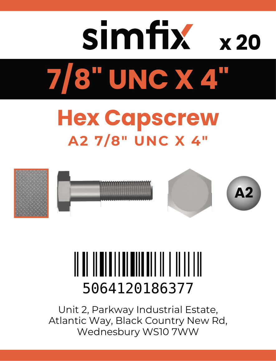Simfix product label - 931UA278102-T