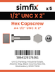 Simfix product label - 931UA412051-D