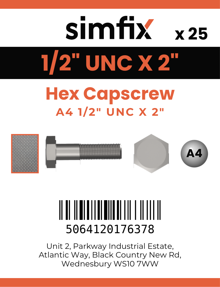 Simfix product label - 931UA412051-T